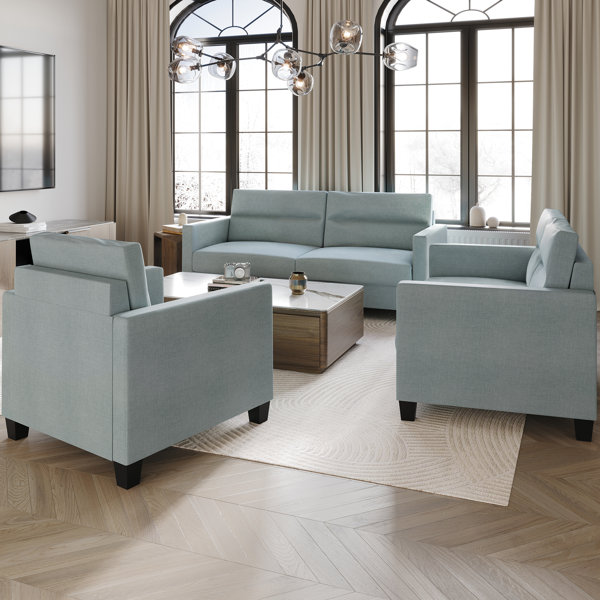 Ebern Designs 3 - Piece Living Room Set & Reviews | Wayfair